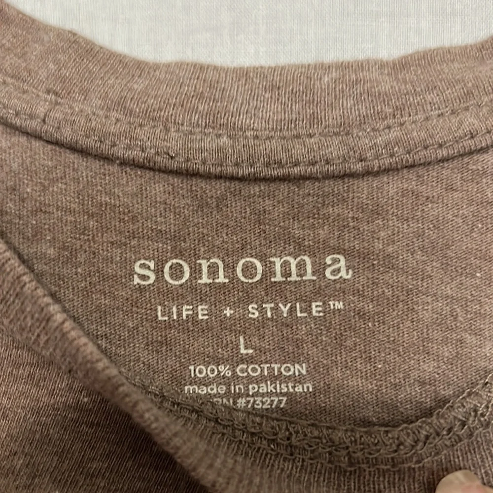 4/$25 Sonoma Nice tee shirt - Picture 6 of 6